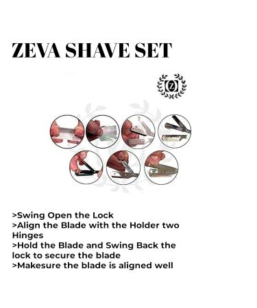 Men's Straight Razor Set | Classic Shavette with 100 Disposable Blades Shaving Brush Stand Bowl & Soap - Perfect Beard Lineup & Shape Up (Black - Buy Online on GoSupps.com