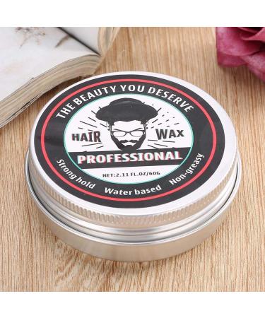 Strong Hold Hair Wax - Non-Greasy Hair Styling Clay for All Hair Types - 60g Molding Wax for Modern Hairstyles - Buy Online on GoSupps.com