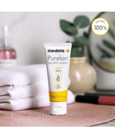 Medela Purelan 37g Lanolin Nipple Cream - Soothes Sore Nipples & Dry Skin | 100% Natural & Hypoallergenic - Buy Online on GoSupps.com