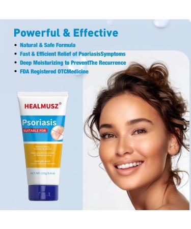 Buy Maximum Strength Psoriasis Cream - 4% Salicylic Acid for Fast Relief from Itch Redness & Scaling - 3.4 Oz - International Shipping Available - Buy Online on GoSupps.com