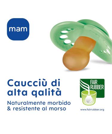 MAM Original Pacifiers Set of 2 - Rubber 16+ Months Neutral Colors with Pacifier Cover | International Shipping Available - Buy Online on GoSupps.com