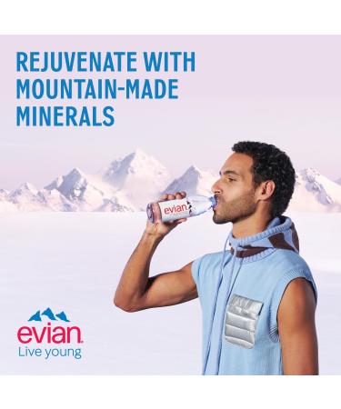  evian Evian Natural Mineral Water 24 x 500 ml - Buy Online on GoSupps.com