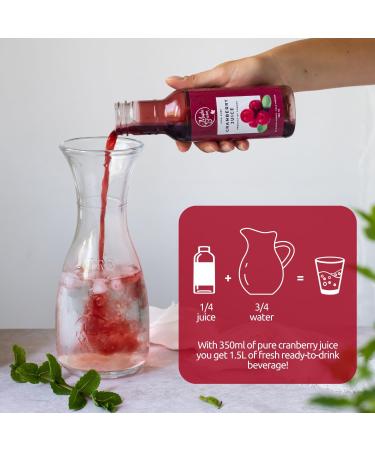 MapleFarm - 100% pur jus de canneberges canadiens 350 ml - Cranberry - Concentr de canneberge - Jus de Cranberry - Buy Online on GoSupps.com