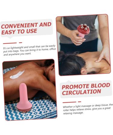 Aboofan 2-St Massage Roller - Metal Massage Device for Hair Growth & Body Care | Deep Tissue Rollers for Forehead & Whole Body - Buy Online on GoSupps.com