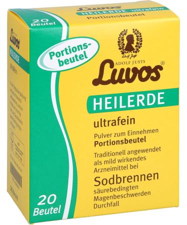 Luvos Healing Clay 20g Bag - Natural Ultrafine Detox Clay for Skin & Health | International Shipping Available - Buy Online on GoSupps.com