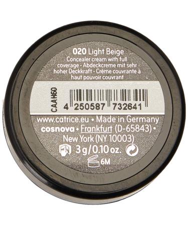 Catrice Concealer Camouflage Cream Light Beige 020 - Full Coverage for Flawless Skin - Buy Online on GoSupps.com