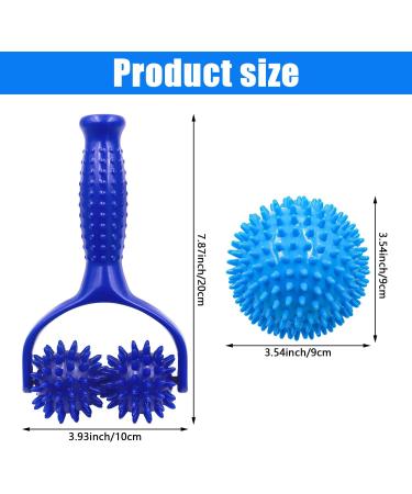 Buy Gzcaiyun Hedgehog Ball Massage Roller Set - 1 Piece Scooter & Ball for Legs Back Arms & Shoulders - International Shipping Available - Buy Online on GoSupps.com