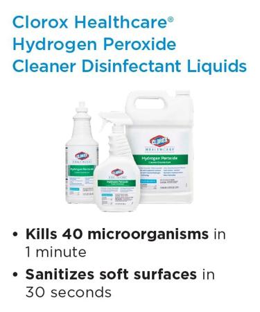 Clorox Healthcare Hydrogen Peroxide Cleaner Disinfectant Refill - 128 oz - Buy Online on GoSupps.com