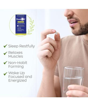 Buy Organic Health Labs Doze-Off Natural Sleep Aid | 30 Veggie Capsules | Vegan Sleep Supplement for Better Rest - Buy Online on GoSupps.com