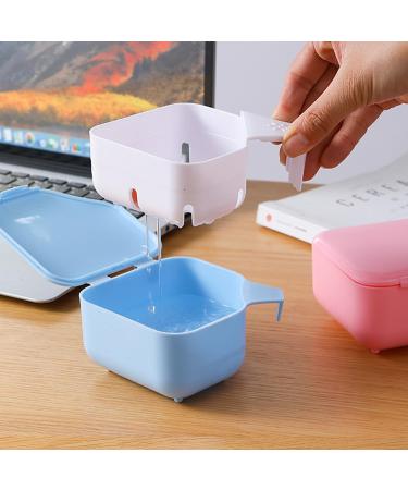 Portable Bite Dose: Dual-Purpose Prosthesis Container & Denture Box with Sieve for Secure Storage & Immersion - Buy Online on GoSupps.com