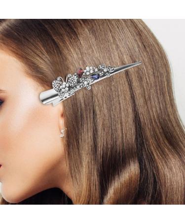 Beaupretty Hair Clips hair accessories hair barrettes women hairpin hair decoration large barrette large hairpins hairpin for women rhinestone hairpins clip Metal Miss girl Vintage Hair Clips - Buy Online on GoSupps.com