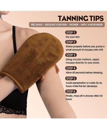 KENMILER Self Tanner Mousse - Sunless Tanning Foam for Face and Body - Medium Tan - 6.4 Fl Oz - Buy Online on GoSupps.com