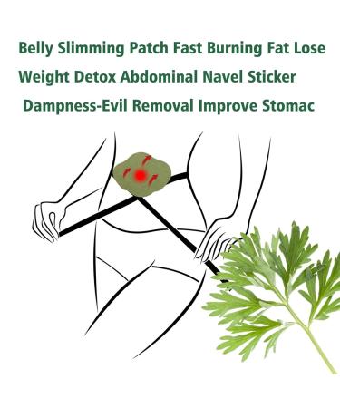 Slimming Patch for Belly Fat | Wormwood Natural 10pcs | Skin-Friendly Non-Woven Stickers for Abdomen & Waist - Luckxing - Buy Online on GoSupps.com