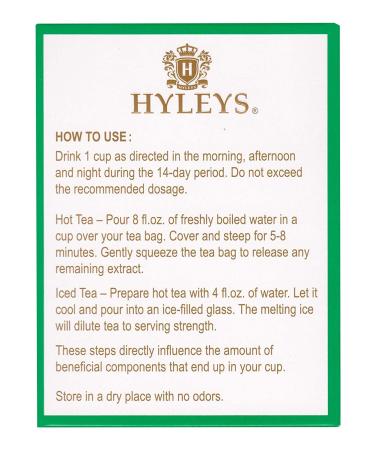 Hyleys Tea Detox Kit | 14-Day Cleanse | Assorted Flavors | 42 Tea Bags - Buy Online on GoSupps.com