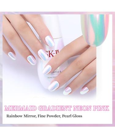 LFCFBH Pearl Chrome Nail Powder Shiny Chrome Nail Powder for Nail Art Decoration - Buy Online on GoSupps.com