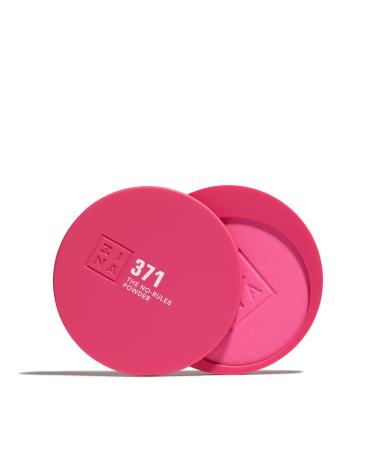 3ina 3INA MAKEUP The No-Rules Powder 371 Hot Pink 3-in-1 Compact Powder for Eyes Lips and Face Powder with Hyaluronic Acid and Ceramic Lightweight Formula Vegan Cruelty