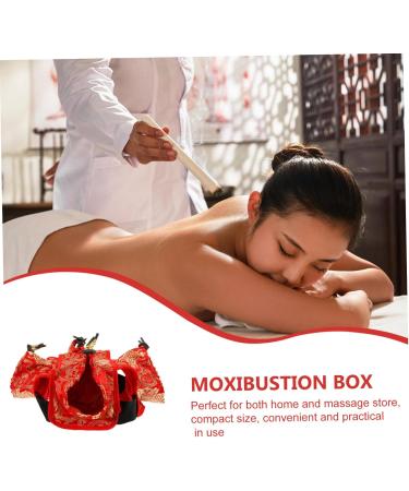 Gleavi Box Moxibustion Set - Smoking-Free Moxa Burner with Copper Cover - Adjustable Moxibustion Bag by AI ZHU | International Shipping Available - Buy Online on GoSupps.com