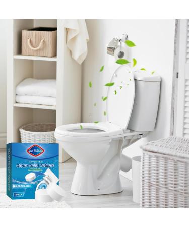 Toilet Bowl Tablets | Splash Toilets Cleaner Toilet Tablet Cleans Urine Stains Powerful Cleaning with Active Oxygen Purification for Sink and Toilet Cleaning Tablets Hamil - Buy Online on GoSupps.com