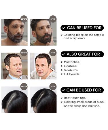 Libeauty Black Tint Kit - Professional Salon-Quality Black Hair Color Kit with Tools for Home Use (15ml) - Buy Online on GoSupps.com