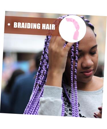 minkissy Braiding Hair Attachment Braiding Hair Extensions Hair Braids Extensions Fluorescent Braids Hair Glowing Twisted Hair Glow in The Dark Hair High Temperature Wire Shine Appendix - Buy Online on GoSupps.com