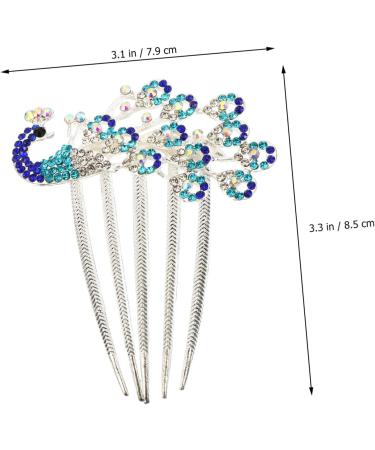 MAGICLULU Diamond Phoenix Hair Comb Flower Girl Barrette Rhinestone Hair Accessories Flower Girl Hair Accessories for Wedding Rhinestone Hair Comb Bridal Crystal Bridesmaid Vintage Alloy - Buy Online on GoSupps.com