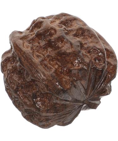 Magiclulu Vintage Peach Figure Carve - Handcrafted Wenwan Wood Carvings | Unique Solid Wood Mini Statue for Home Decor - Buy Online on GoSupps.com