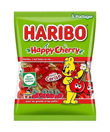 Haribo Happy Cherry Sweets - 220g Bag