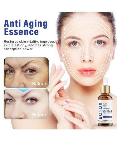 Buy Botox Face Serum | Anti-Aging Vitamin C & E Solution | Instant Tightening & Wrinkle Reduction | 1 Oz - Buy Online on GoSupps.com