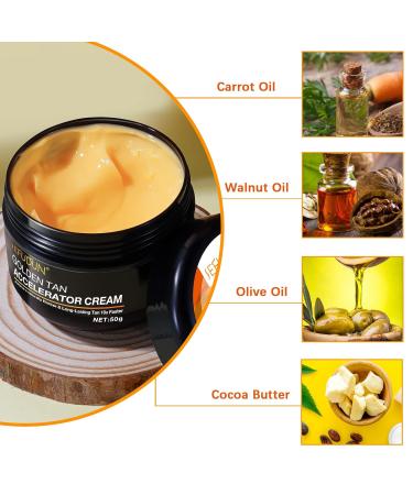 Intensive Tanning Gel Cream 50g | Sun Tanning Accelerator for Natural Soft Brown Tan | Perfect for Outdoor Use - Buy Online on GoSupps.com