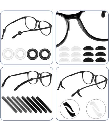 Buy Wllhyf 14 Pairs Silicone Anti-Slip Glasses Ear Lips & Nasal Pads Set - Comfort & Safety for Glasses Sunglasses & Reading Glasses - Buy Online on GoSupps.com