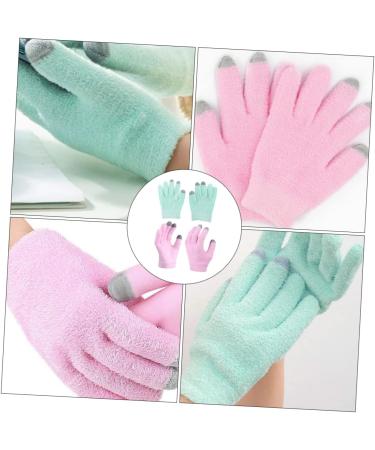 Housoutil 2pairs Gel Touch Screen Gloves Moisturizing Gloves for Dry Hands Overnight Sleeping Gloves Kids Gloves Knitted Gloves Gels Hand Cover Yarn Hand Take a Bath - Buy Online on GoSupps.com