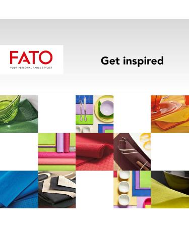 FATO Disposable Paper Napkins for Aperitifs & Cocktails - 100 Pack 24x24cm 4-Folded 2-Layer Champagne Color FSC Certified - Buy Online on GoSupps.com