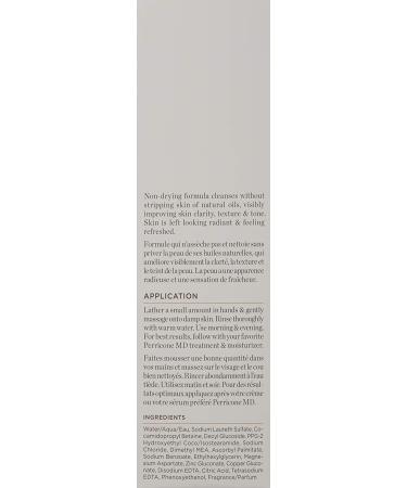 Perricone MD Vitamin C Ester Citrus Brightening Cleanser 6 Fl Oz - Skin Brightening Face Wash - Buy Online on GoSupps.com