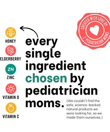 Organic Children's Cough Medicine | Natural Cough Syrup with Immune Boosters | Honey Berry Flavor | Ages 1+ | 4 FL OZ - Buy Online on GoSupps.com