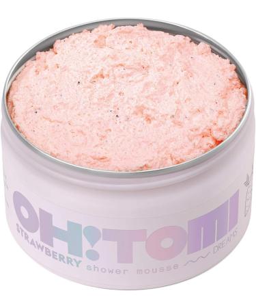  OH!TOMI Shower mousse for body - For dry skin - Strawberry scent - Moisturizing - Ideal gift for women - Rich formula - Strawberry - 250 ml - Buy Online on GoSupps.com