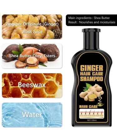 Shampoing au gingembre produits capillaires au gingembre - Anti-chute soin anti-perte de cheveux cheveux pais et plus longs pour la perte de cheveux et l'amincissement des cheveux - Pour homme - Buy Online on GoSupps.com