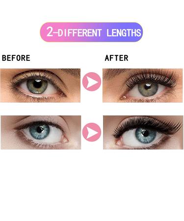 RAZONIX Reusable Self Adhesive Eyelashes - Easy Apply in 3 Seconds - Natural Fluffy Waterproof False Lashes (2-pairs) - Buy Online on GoSupps.com