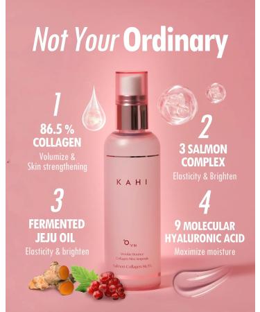 KAHI Fine Line Bounce Collagen Serum Facial Mist - Revitalize Skin Reduce Fine Lines | International Shipping Available - Buy Online on GoSupps.com