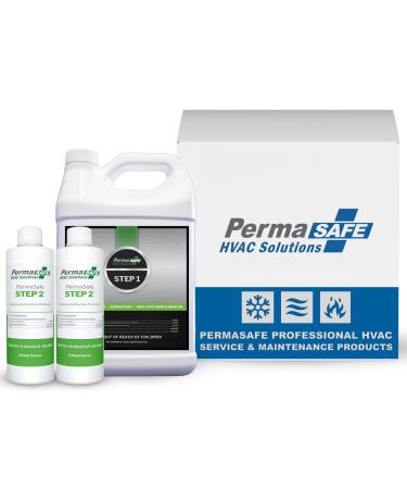 PermaSafe HVAC Solutions Mold Removal & Prevention Treatment and Indoor Air Quality Enhancer for all System Components and Ductwork
