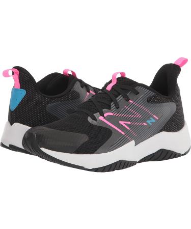 New Balance Kid's Rave Run V2 Lace-Up Shoe Big Kid (8-12 Years) - Black/Vibrant Pink - Buy Online on GoSupps.com