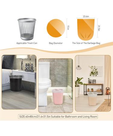 ToVii Small Bin Bags 50 Liter Extra Thick 0.98 Mil-75 Bags Small Pedal Bin Liners 13 Gallon Clear Garbage Bags Wastebasket Liners for kitchen Bedroom Bathroom Office Clear Clear(50L)75PCS - Buy Online on GoSupps.com