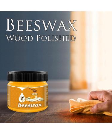 Beeswax Wood Seasoning Floor Furniture Beeswax Polish Ingredients No Peculiar Smell No Mysterious Ingredients Safe Healthy Refreshing and Clean Tables Desks Chairs Floors Benches Aezon - Buy Online on GoSupps.com