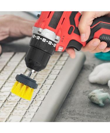 Ioensy Drill Brush Set Long Rod Cleaning Brush for Floor Keyboard Accessories - Buy Online on GoSupps.com