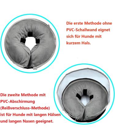 Inflatable Dog & Cat Protective Collar - Removable Layer for Long Snouts | Recovery & Wound Care | Leak-Proof Design - Shop Internationally! - Buy Online on GoSupps.com
