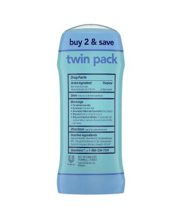 Degree Antiperspirant Deodorant Shower Clean Twin Pack 48-Hour Sweat and Odor Protection Antiperspirant for Women 2.6 oz - Buy Online on GoSupps.com