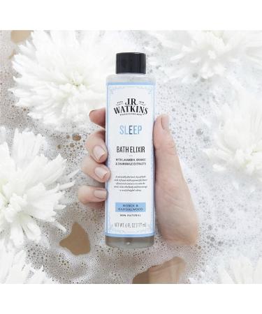 J.R. Watkins Sleep Bath Elixir Liquid Bath Soak Monoi & Sandalwood 6 oz (Pack of 2) - Buy Online on GoSupps.com