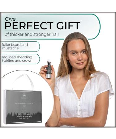 ZustBeauty Beard and Hair Growth Derma Roller Kit - Scalp Stimulator, Serum, Spray - for Men and Women - Buy Online on GoSupps.com