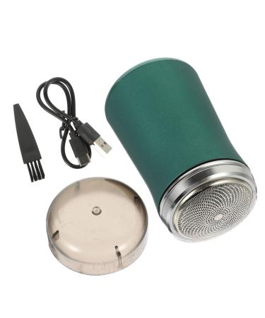 1 Set Razor Electric Shaver for Men Body Shavers for Men Mens Trimmer Travel Shavers for Men Mini Electric Shaver 3D Floating Shaver Mens Shaver Aluminum Alloy Man Tool Care 7.2X4cm Green