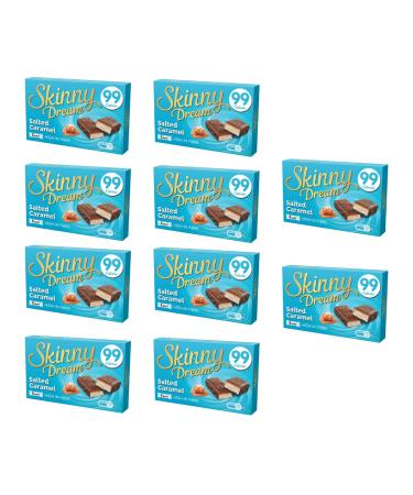 Skiny Dream Salted Caramel Bars 5 Pack - Afforable And Low Calorie Skiny Dream Allow You Have That Well Earned Treat Without The Unwanted Extra Calories - Pack of 10