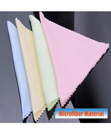 100pcs Microfiber Glasses Cleaning Cloth - Washable & Reusable Eyeglass Lens Cleaner for Sunglasses Cameras & Screens | International Shipping Available - Buy Online on GoSupps.com